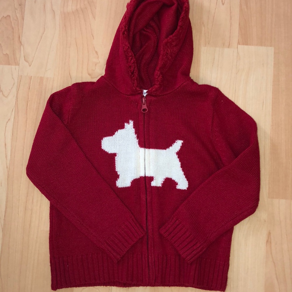 Toddler jacket with Scottish terrier